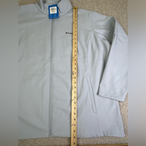 Columbia Women’s 3X Herald Square Softshell Light Blue Lined Jacket Coat • NEW - Picture 9 of 10